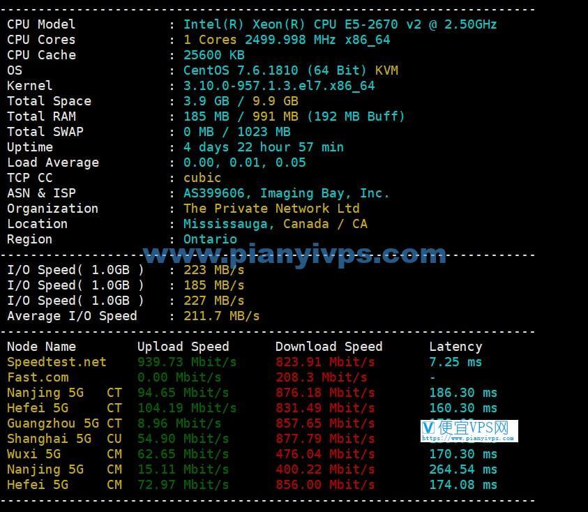 半月湾 HMBCloud DC5 bench 测试