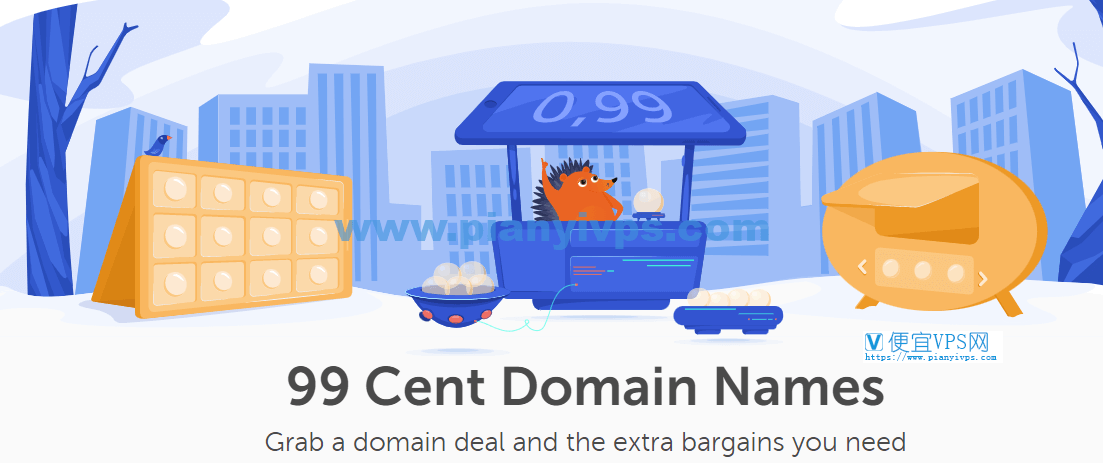 NameCheap 99 美分域名注册活动