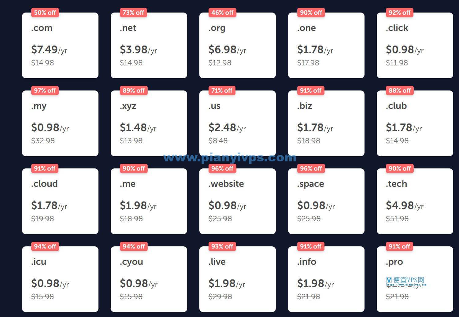 NameCheap 黑五域名注册优惠